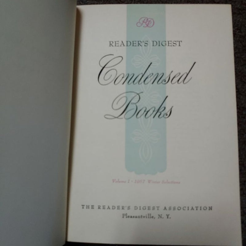 Reader digest condensed book 1957 edition