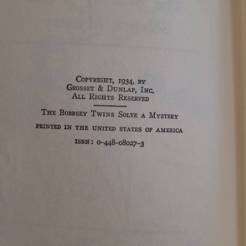 The Bobbsey Twins Solve a Mystery