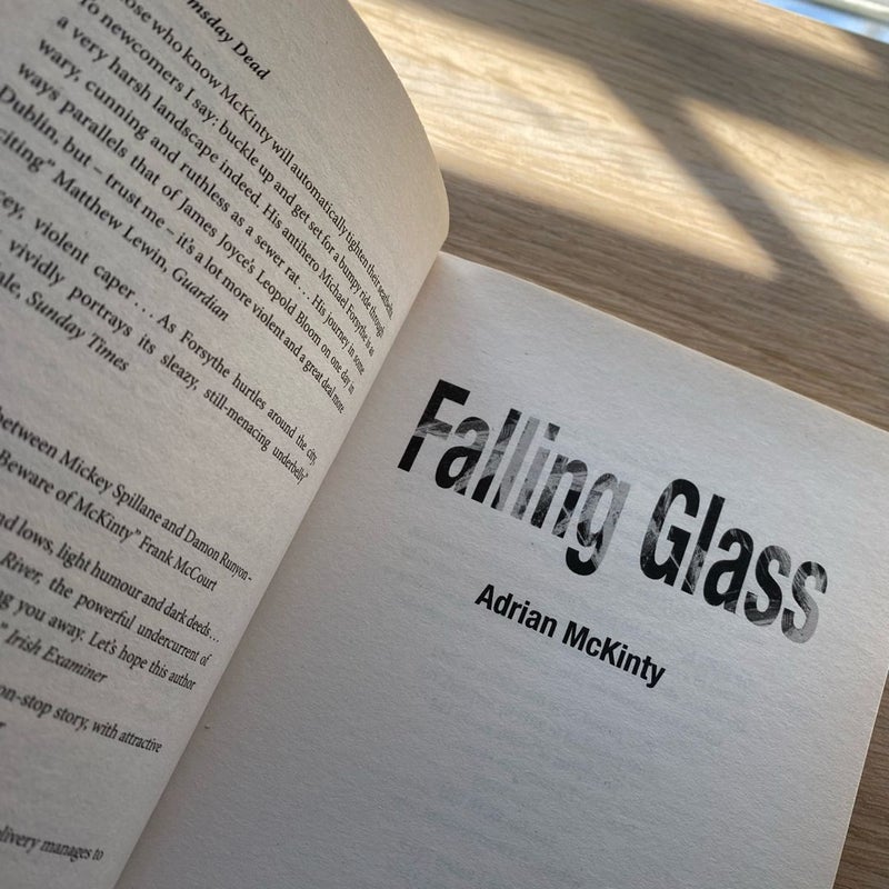 Falling Glass by Adrian McKinty, Paperback Pango Books
