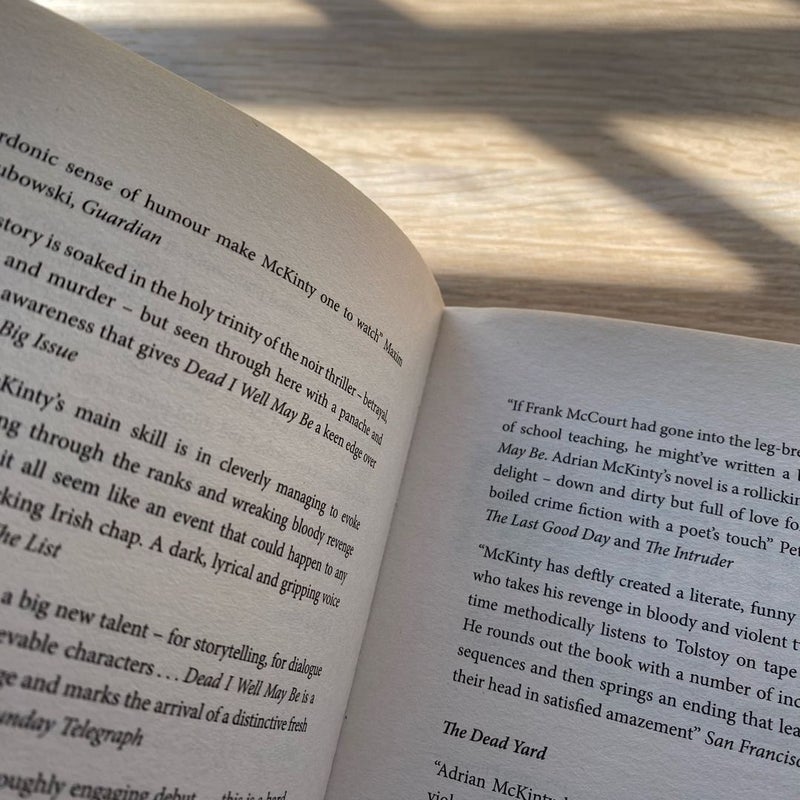 Falling Glass by Adrian McKinty, Paperback Pango Books