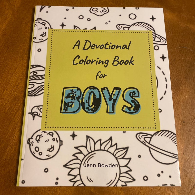 A Devotional Coloring Book for Boys