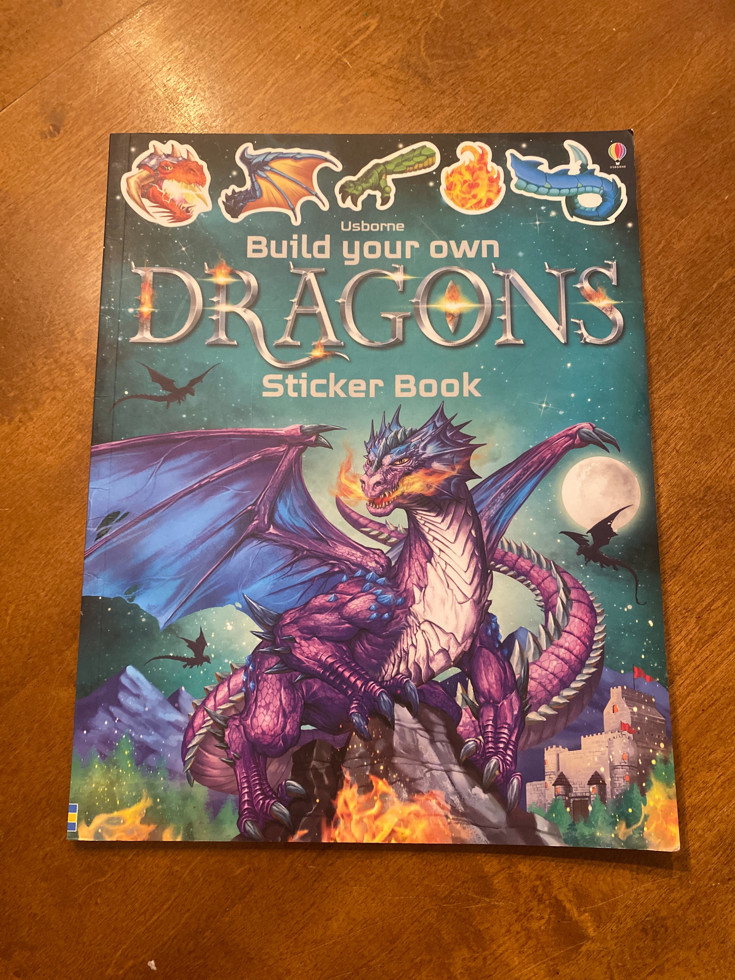 Build Your Own Dragons Sticker Book