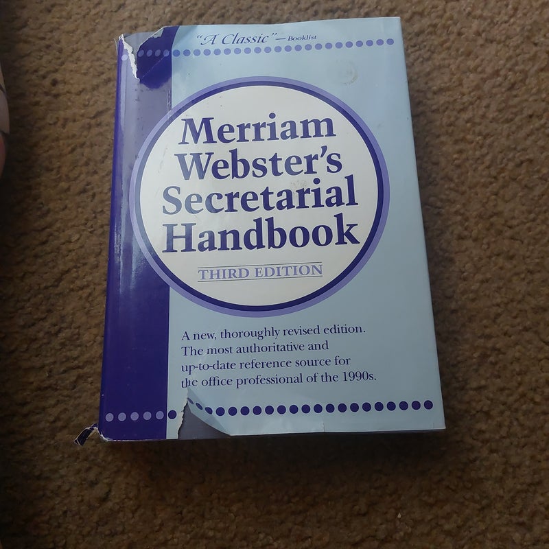 Merriam-Webster's Secretarial Handbook