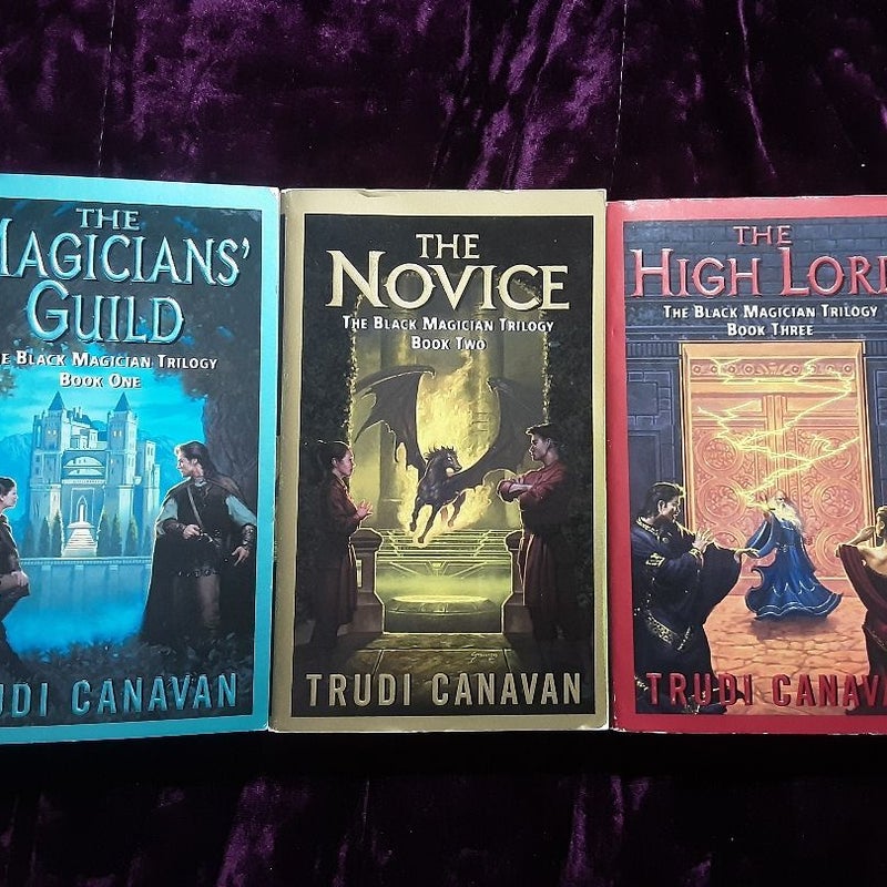 THE BLACK MAGICIAN TRILOGY BOOKS 1 , 2 , 3