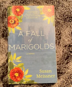 A fall of marigolds