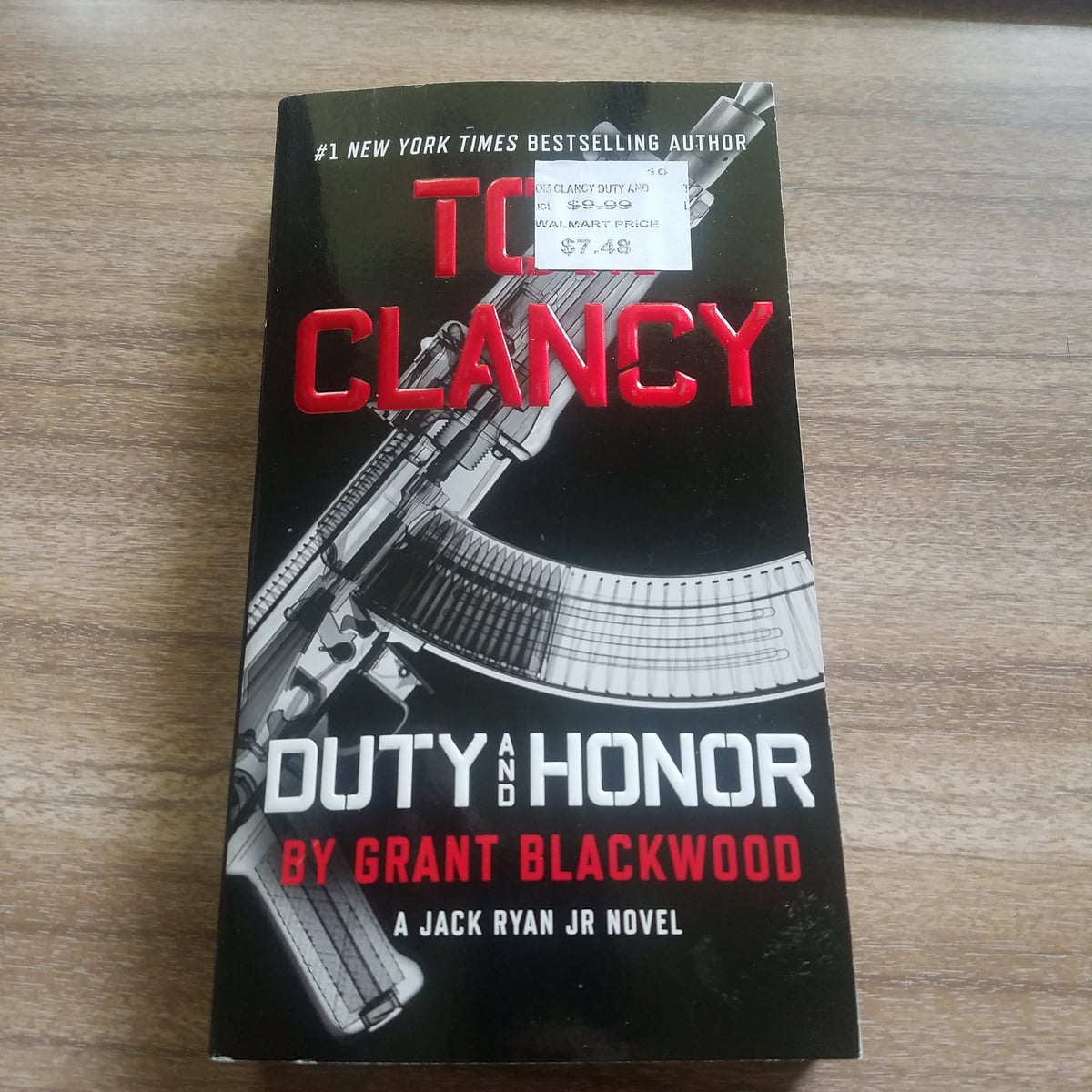Tom Clancy's Under Fire By Grant Blackwood – The Thrilling Jack Ryan Jr. Novel (Very Good Condition)