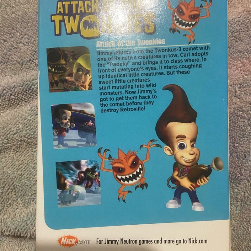 Nick Jimmy Neutron Attack of the Twonkies VHS