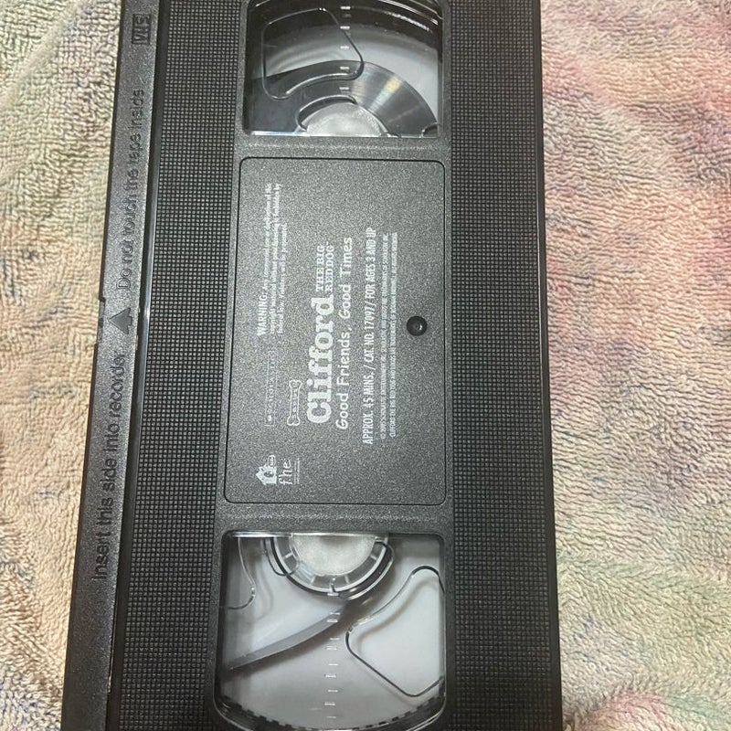 Clifford The Big Red Dog Good Friends, Good Times VHS