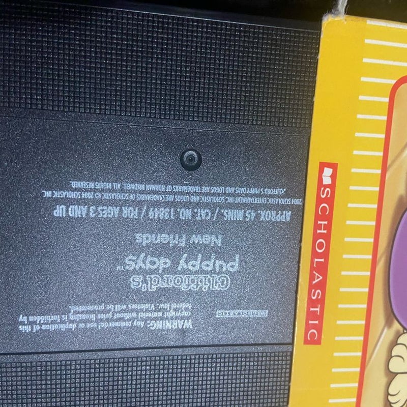 Cliffords Puppy Days New Friends VHS