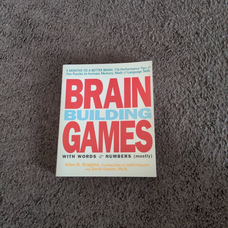 Brain Building Games with Words and Numbers