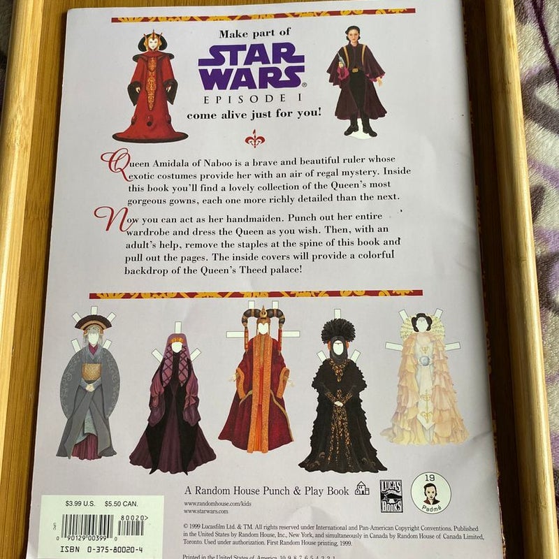 Queen Amidala Paper Dolls