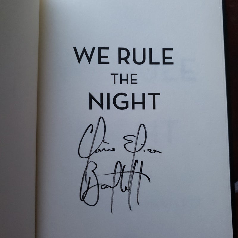 We Rule the Night (SIGNED BOOK)