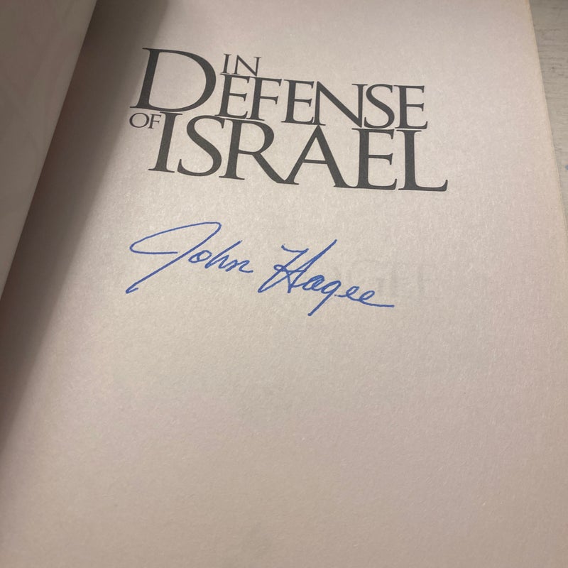 In Defense of Israel, Revised SIGNED COPY