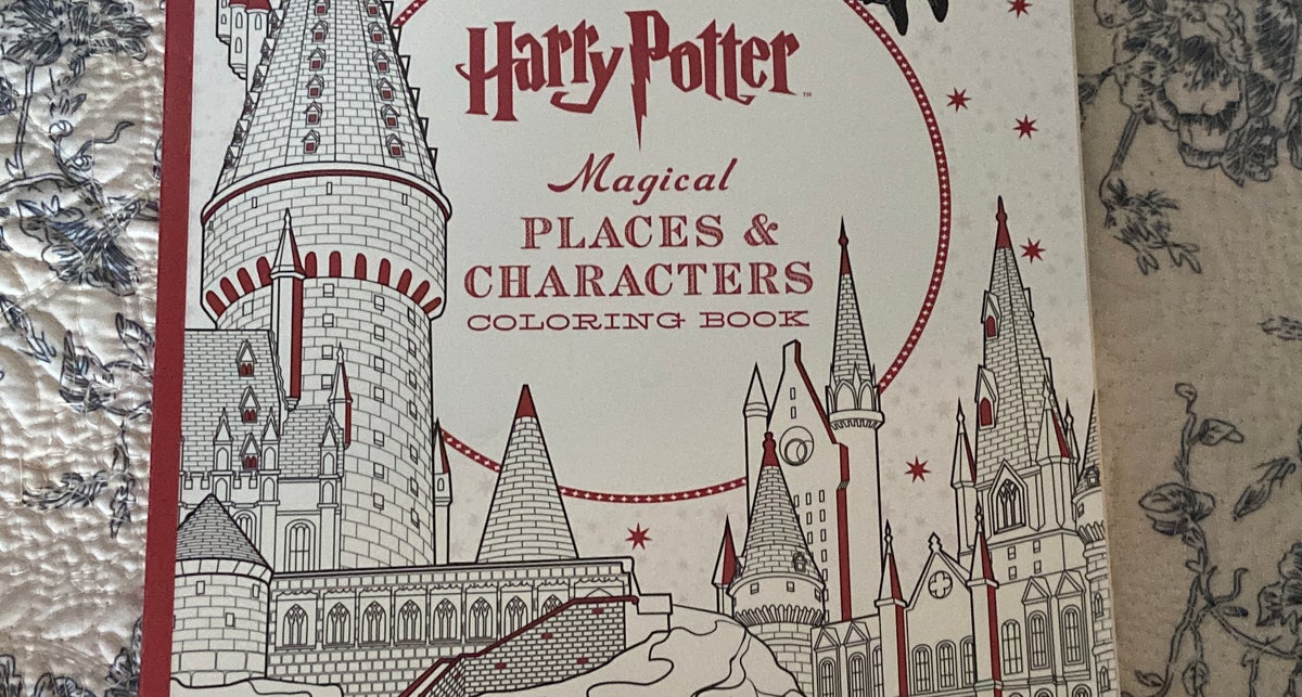 Harry Potter Magical Places and Characters Coloring Book