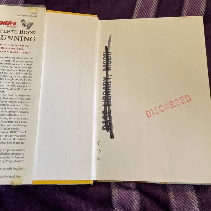 Runner's World Complete Book of Running