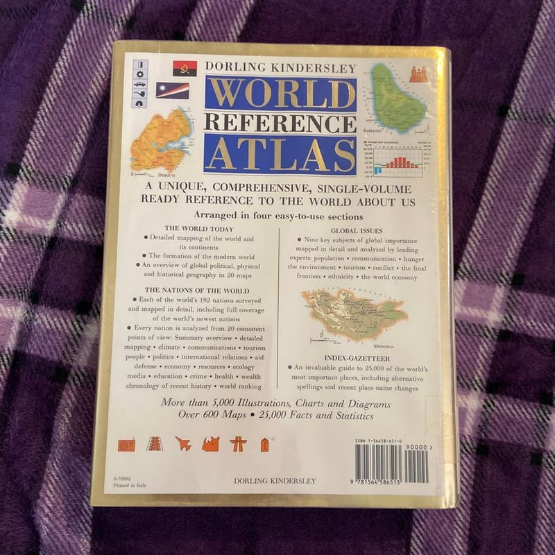 The DK World Reference Atlas by Deni Bown