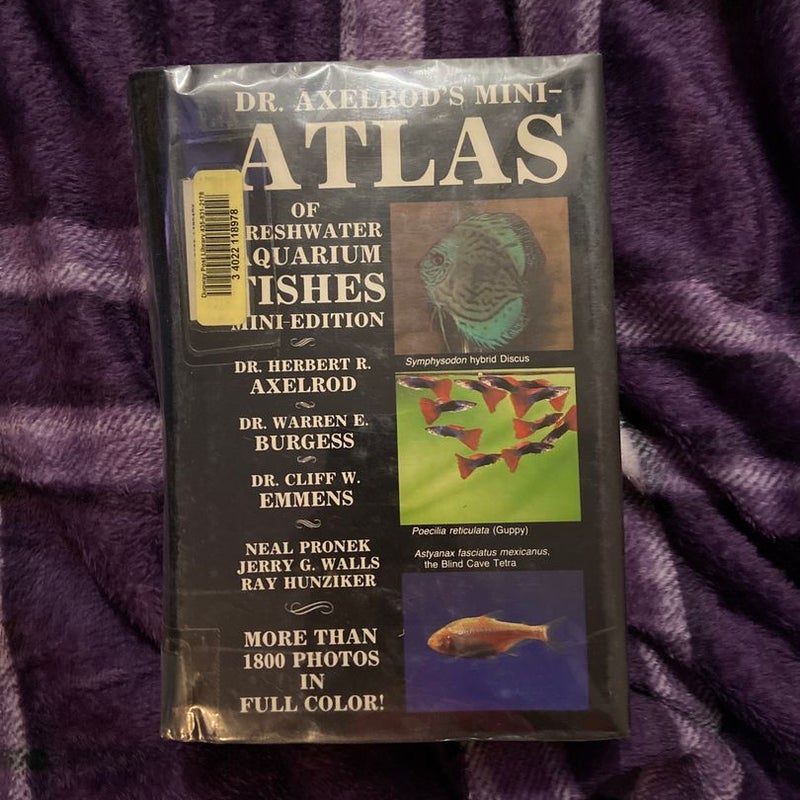 洋書　Dr. Axelrod's Mini-Atlas 淡水魚 Dr. Axelrod's Mini Atlas of Freshwater Aquarium Fishes by