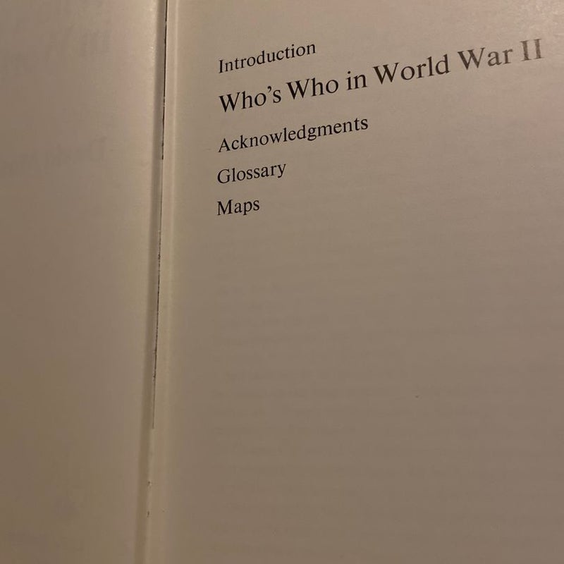 Who’s who in World War II 