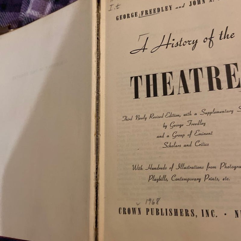 A history of the theatre 