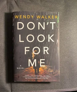 Don't Look for Me HARDCOVER