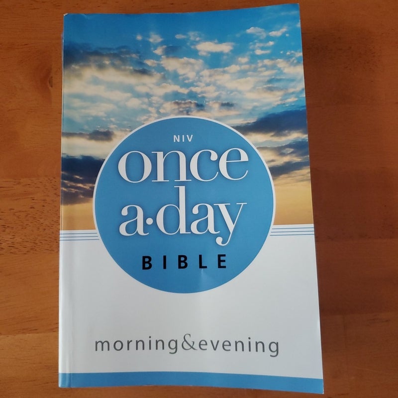 NIV Once-a-Day Bible - Morning and Evening