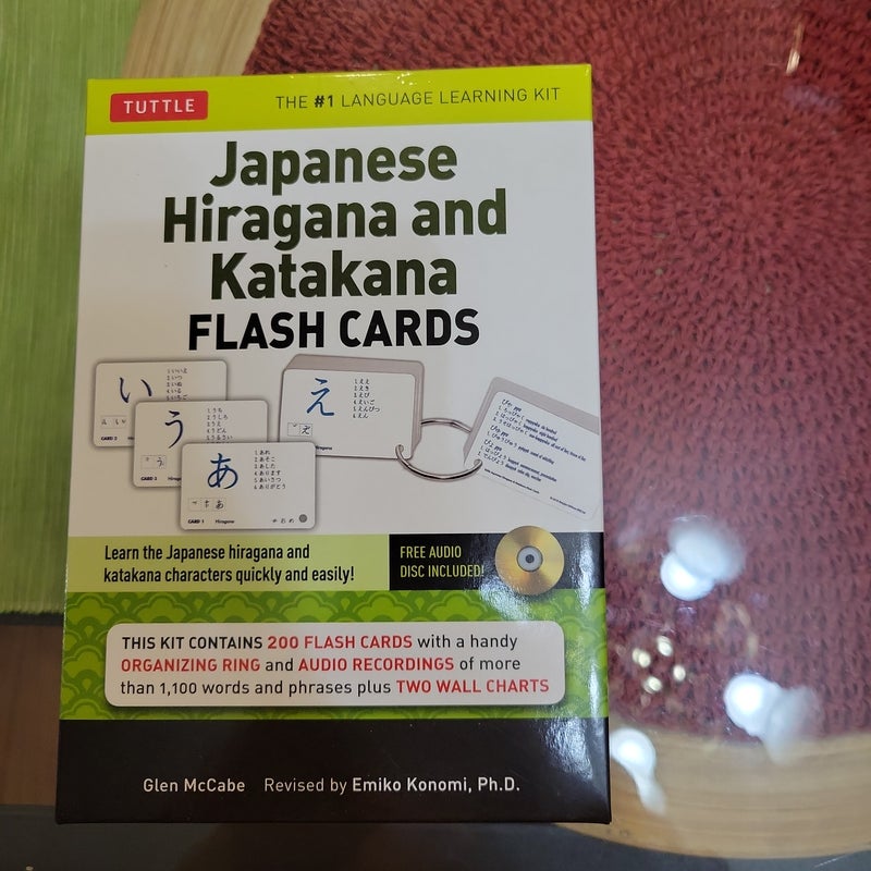 Japanese Hiragana and Katakana Flash Cards Kit