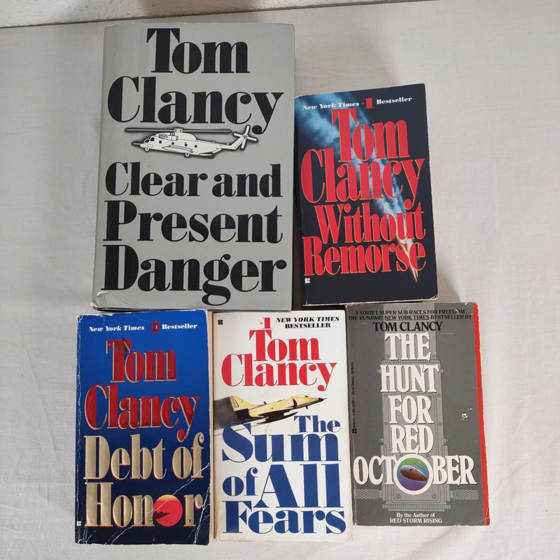 5 Tom Clancy Books