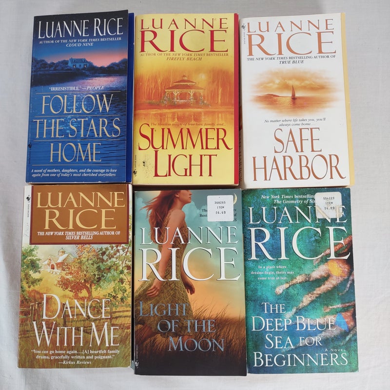 6 Luanne Rice Novels