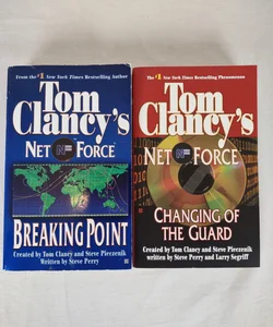 Lot of 2 Tom Clancy's Net Force Novels