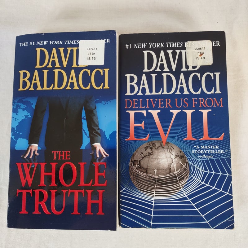 Lot of 2 David Baldacci PB Novels 