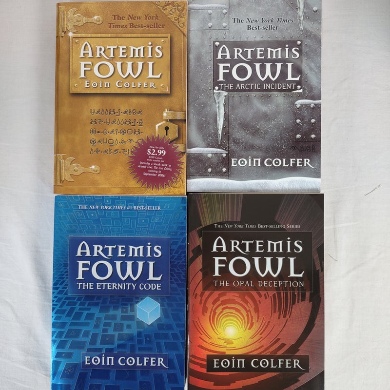 Lot of 4 Artemis Fowl