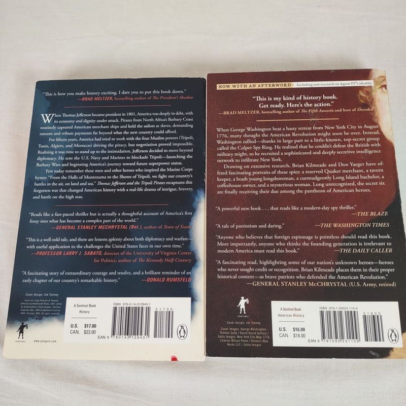 Lot of 2 George Washington Thomas Jefferson 