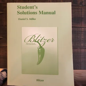 Student Solutions Manual for Precalculus