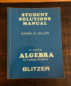 Student Solutions Manual - Component
