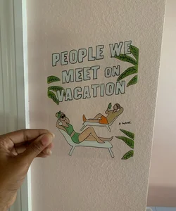 People We Meet on Vacation (Bookshelf Art)