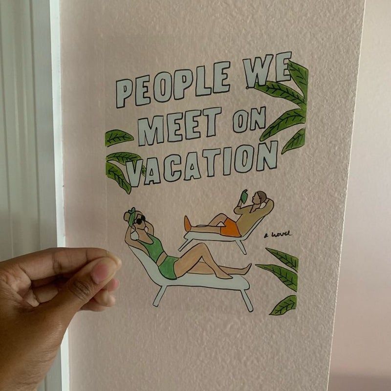 People We Meet on Vacation (Bookshelf Art)