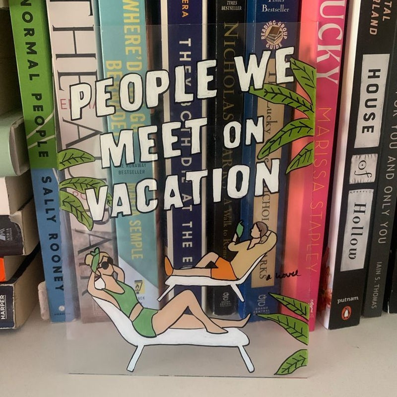 People We Meet on Vacation (Bookshelf Art)