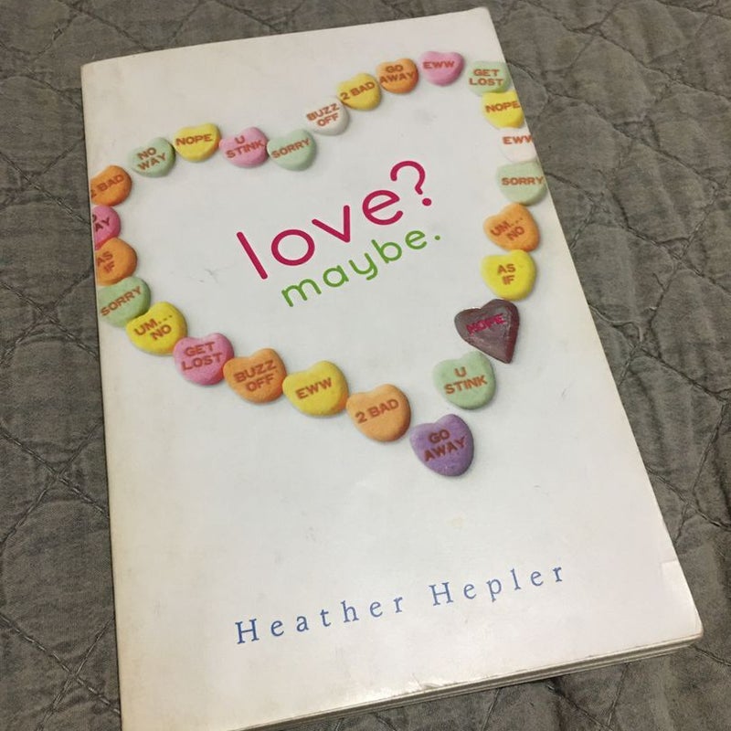 Love? Maybe. 
