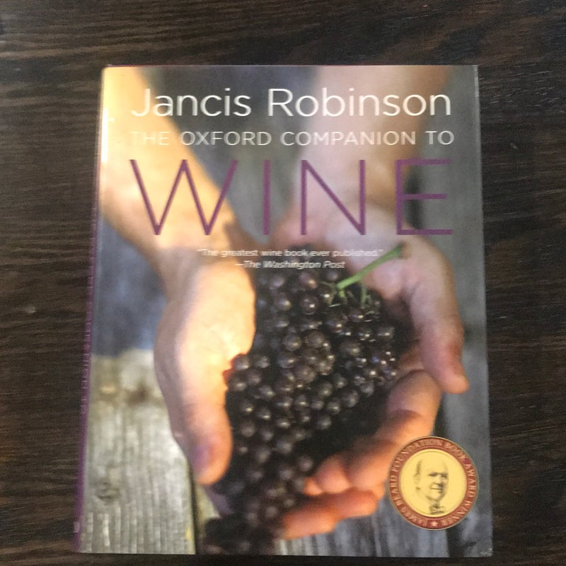 The Oxford Companion to Wine, 3e