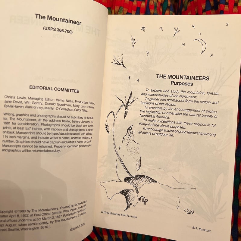 Vintage ‘The Mountaineer’ book