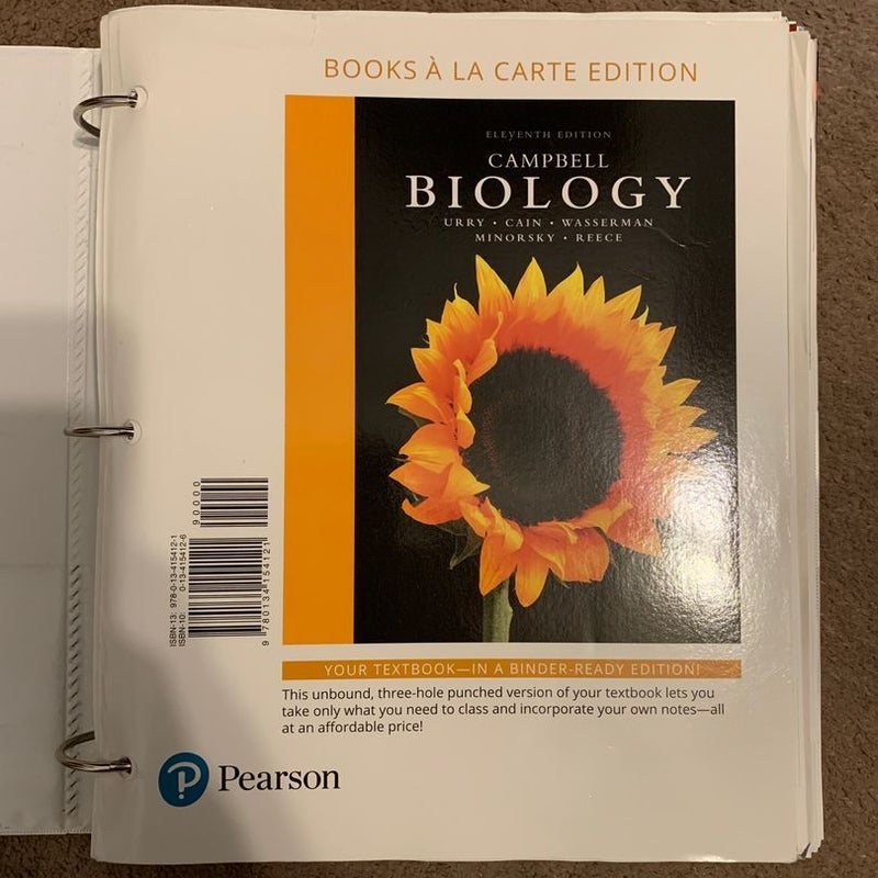 Campbell Biology, Books a la Carte Edition