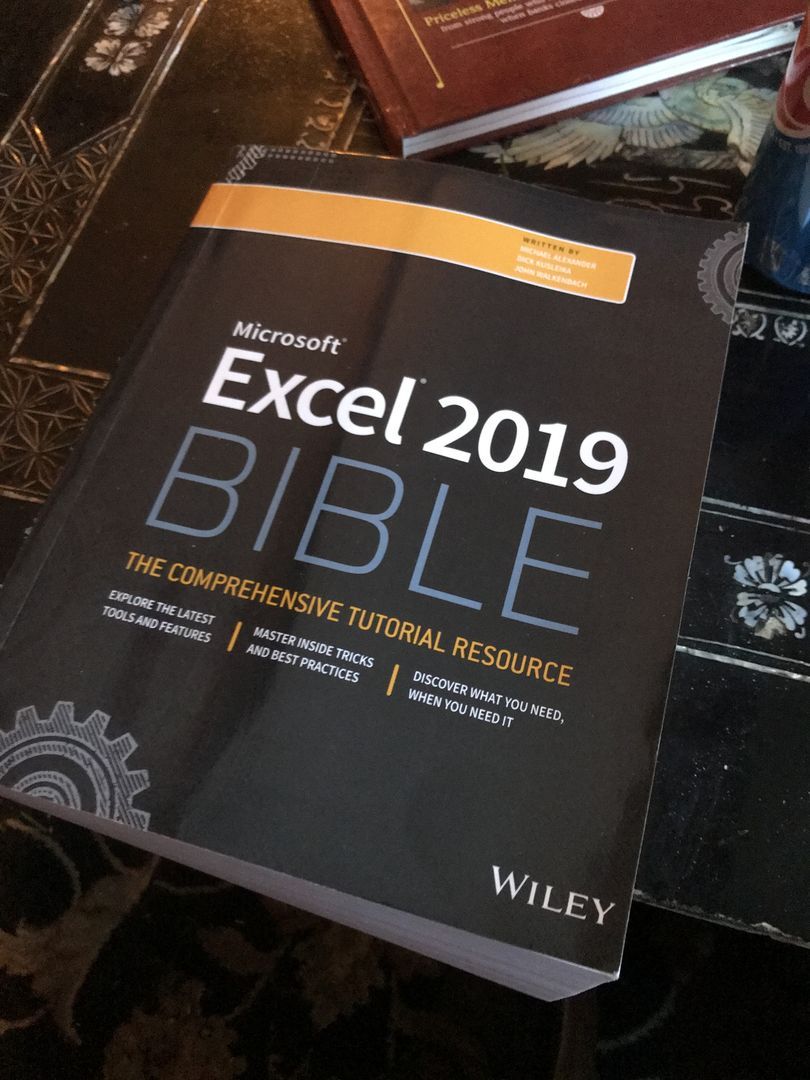 Excel 2019 Bible