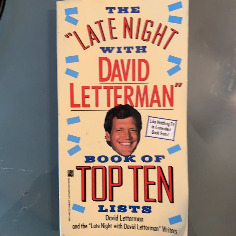 The Late Night with David Letterman Book of Top Ten Lists