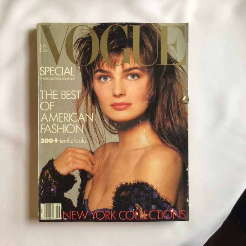 1986 September Vogue Magazine 