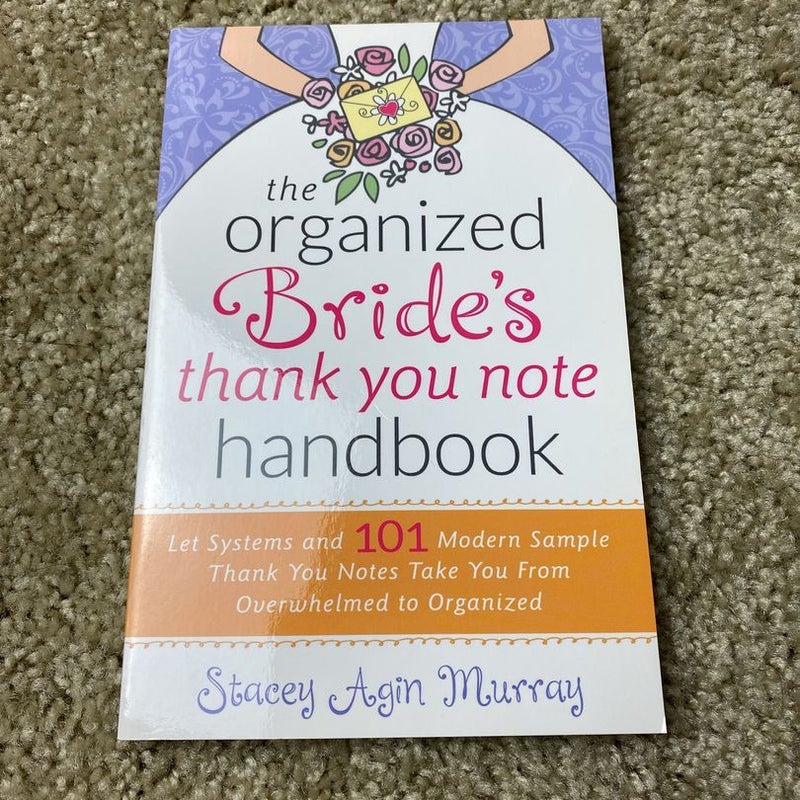 The Organized Brides Thank You Handbook