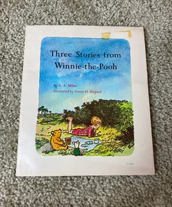 Three Stories from Winnie-the-Pooh(1966, Paperback)