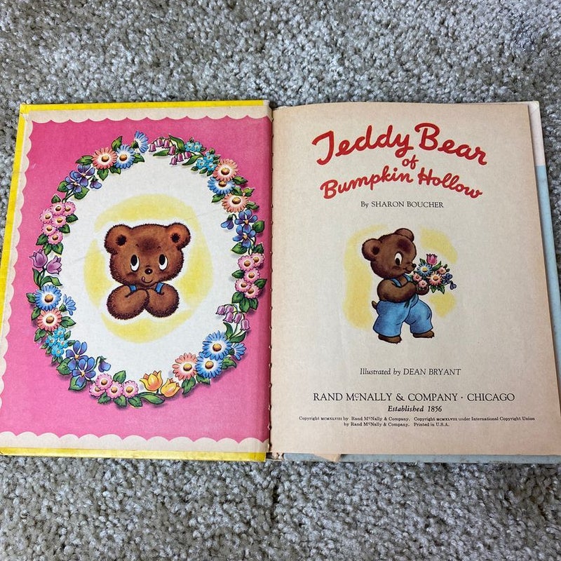 1948 Teddy Bear of Bumpkin Hollow - A Rand McNally Elf Book