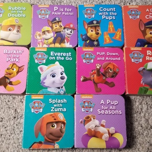 Paw patrol mini books lot of 10