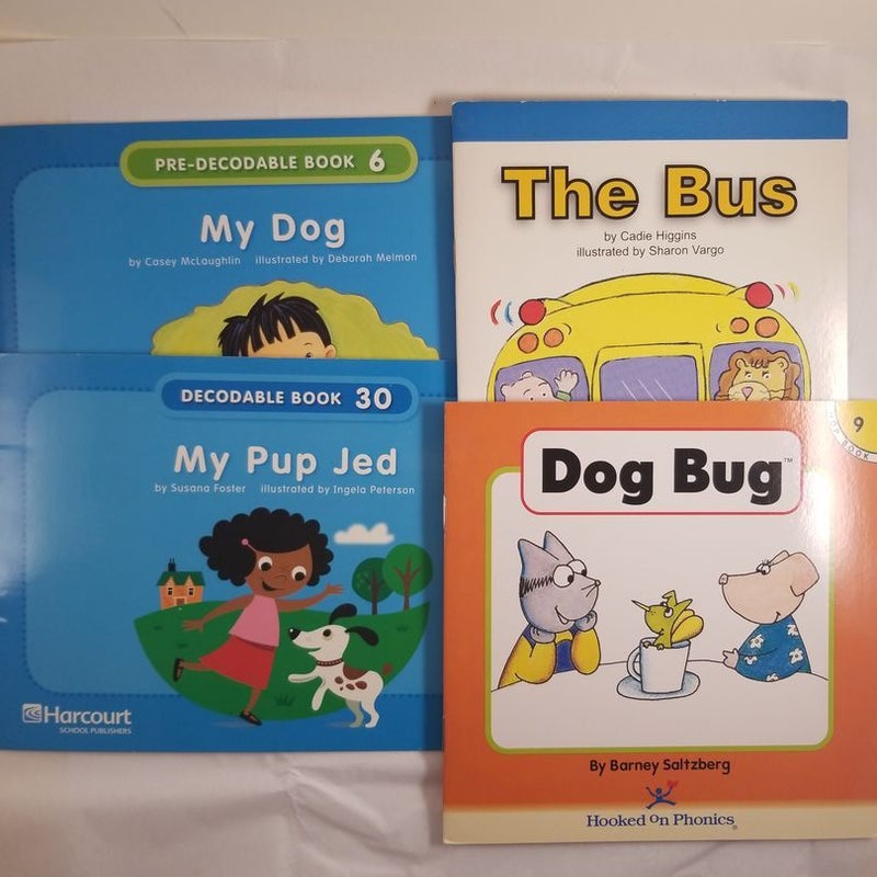 Lot of 4 decodable phonics readers
