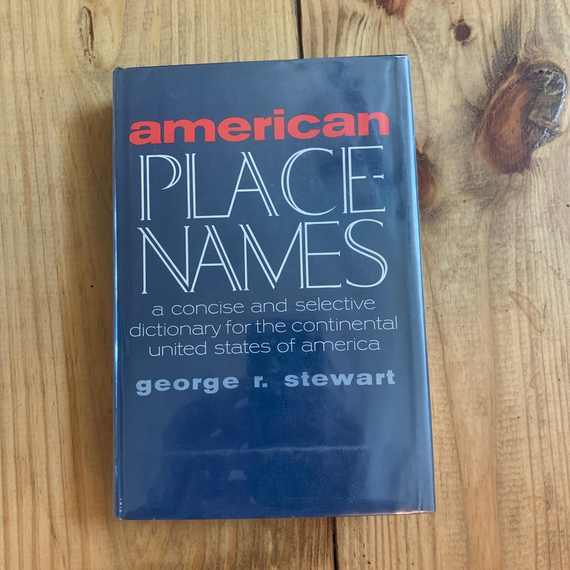 American Place Names